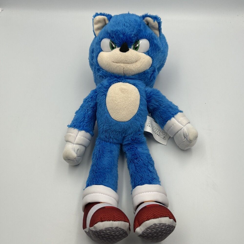 Sonic the Hedgehog 2 Movie Plush 9" Jakks Pacific 2022 Authentic SEGA